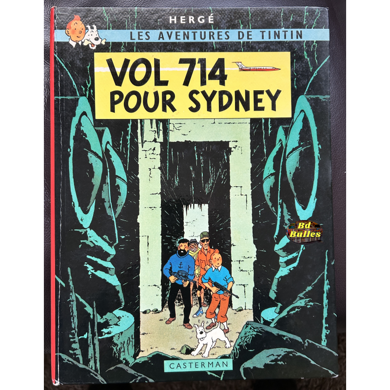 Vol 714 pour Sydney + dédicace Hergé Unique !