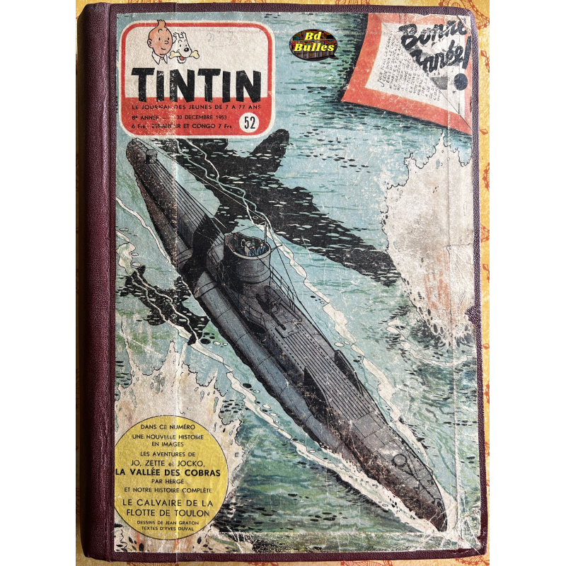 Reliure Tintin 1953