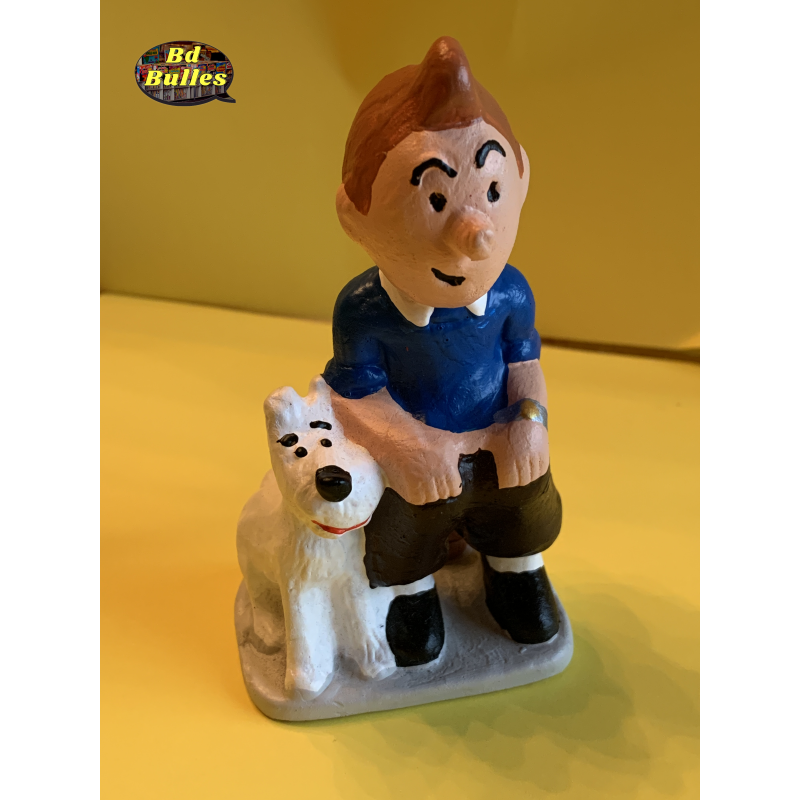 Caganer Tintin et Milou